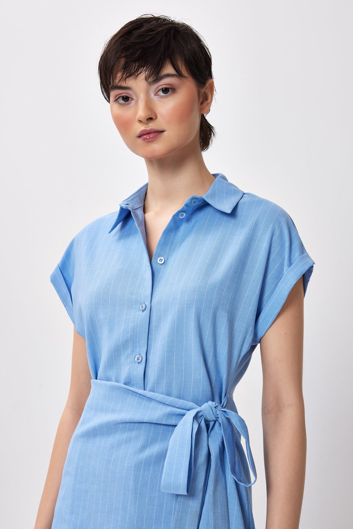 BTK40032 Çizgili Elbise 