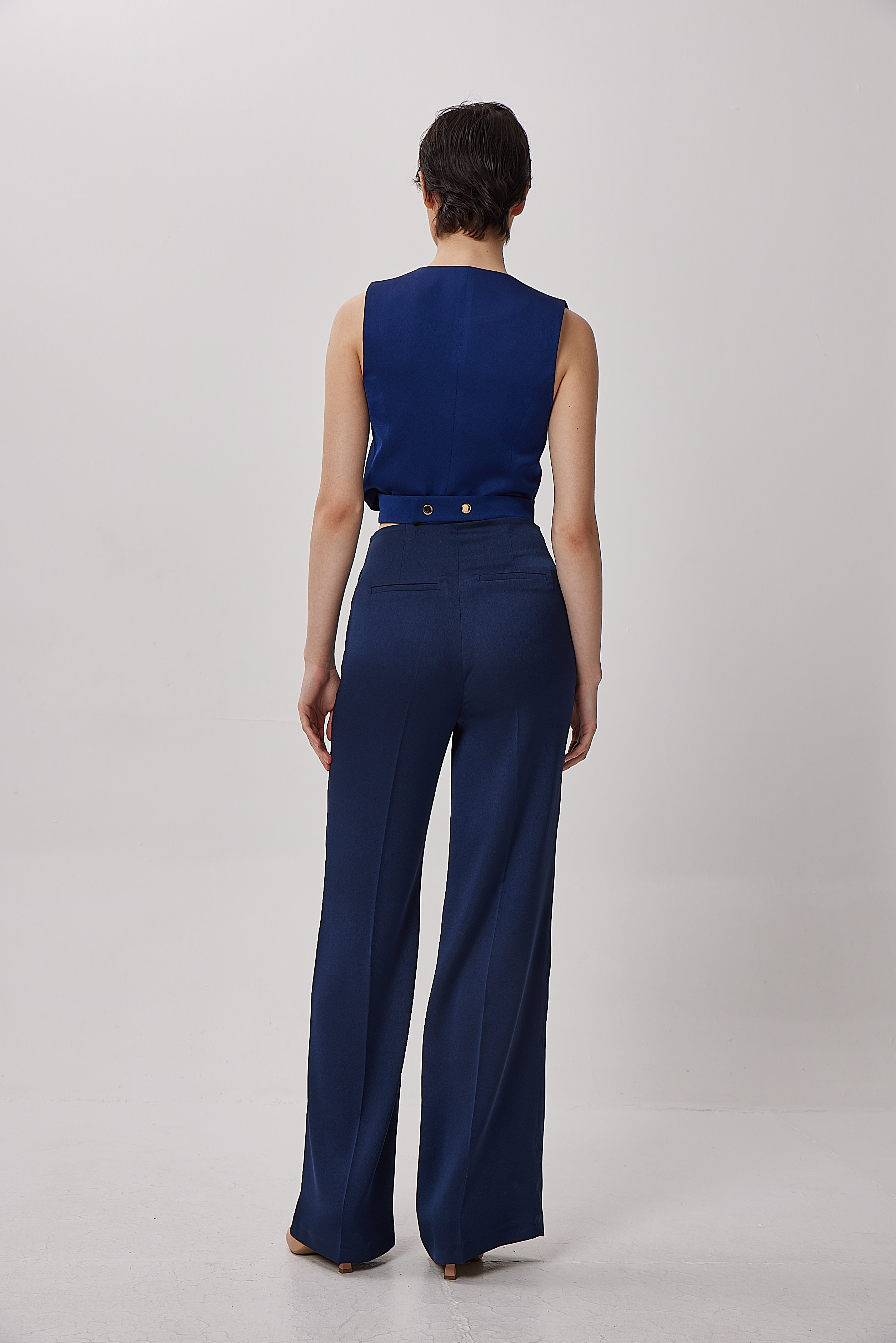 BTK10451 Basıc Bol Paça Pantolon