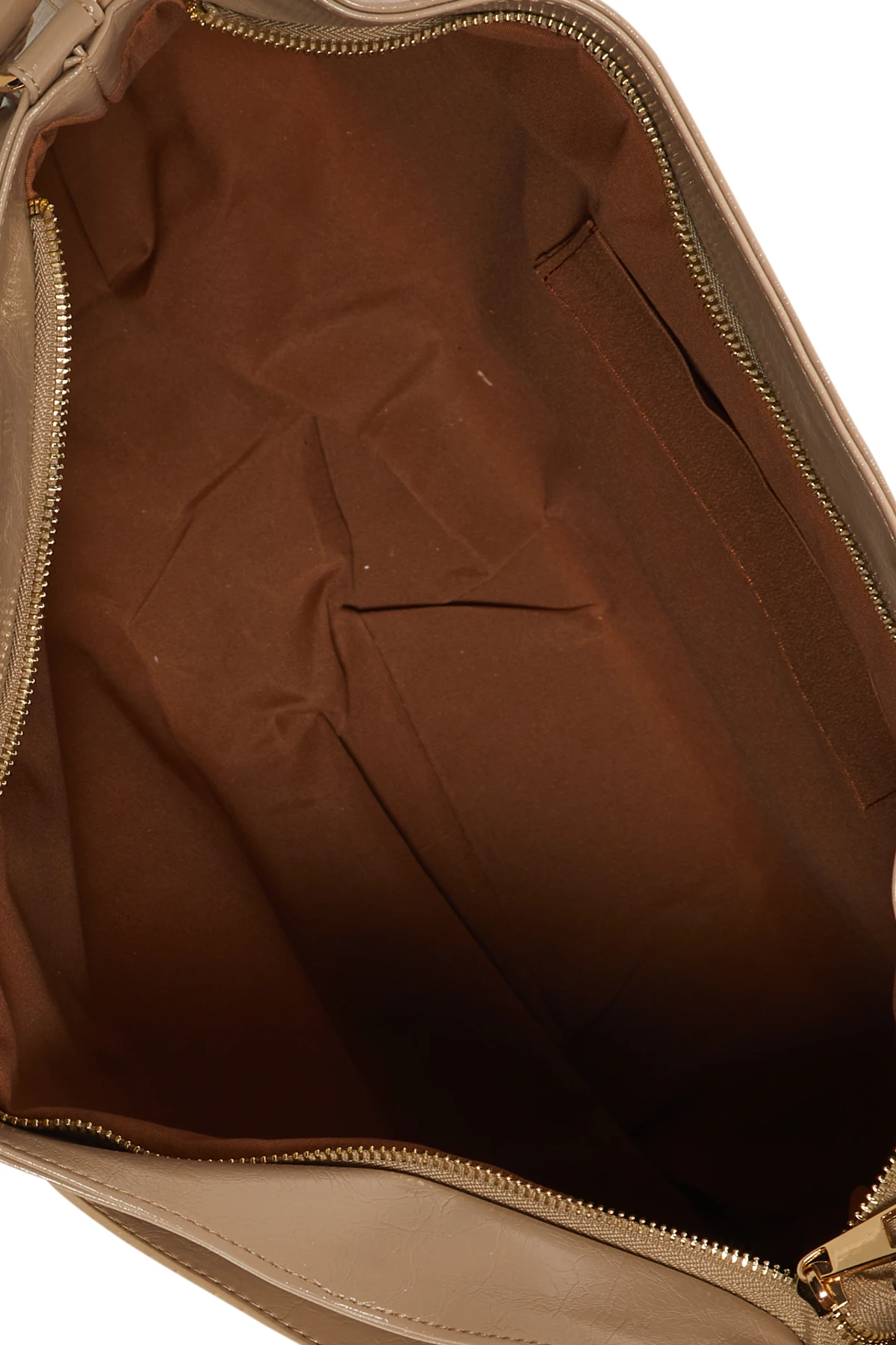 Yumuşak Formlu Oversize Çanta - vizon