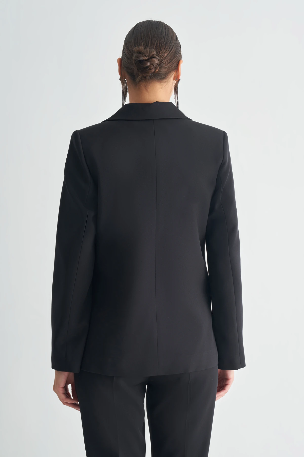 Oversize Blazer Ceket - Siyah