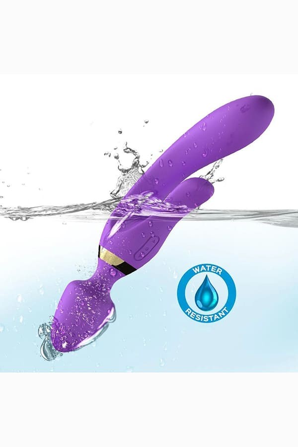 Wowyes Su Geçirmez Wand Massager 3 in 1 Vibratör 