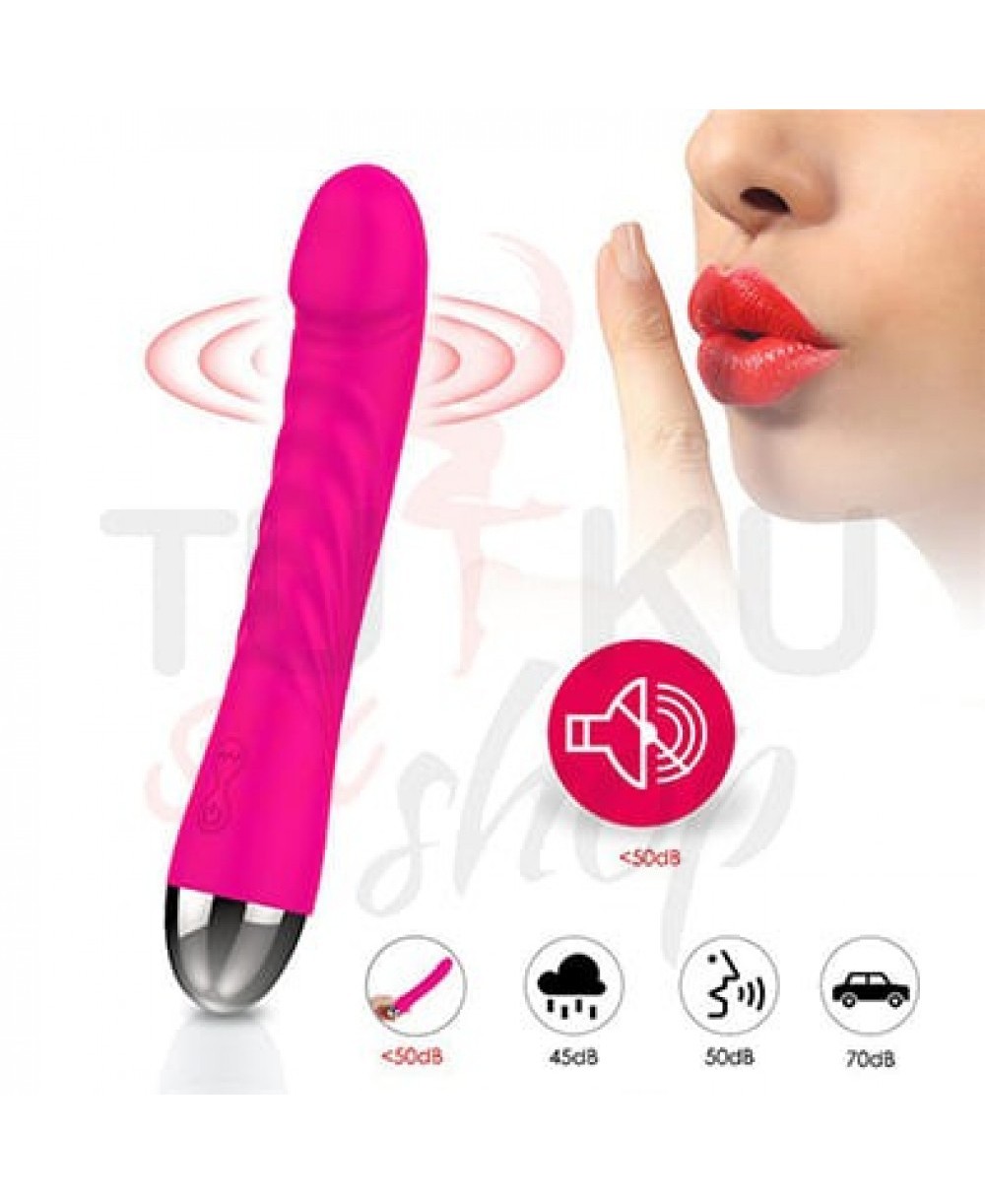 Rose Renkli G Noktası Uyarıcı Titreşimli Vibratör – 10 Modlu IPX7 Su Geçirmez