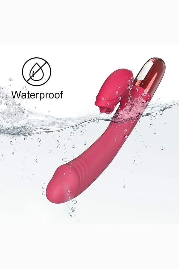Akıllı Isıtmalı Güçlü Titreşimli G-Spot Klitoris Uyarıcı 2 in 1 Dil Vibratör