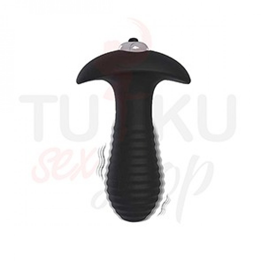 Giyilebilir Titreşimli Anal ve Vajinal Plug – 10,3 cm Silikon Tıkaç Vibratör