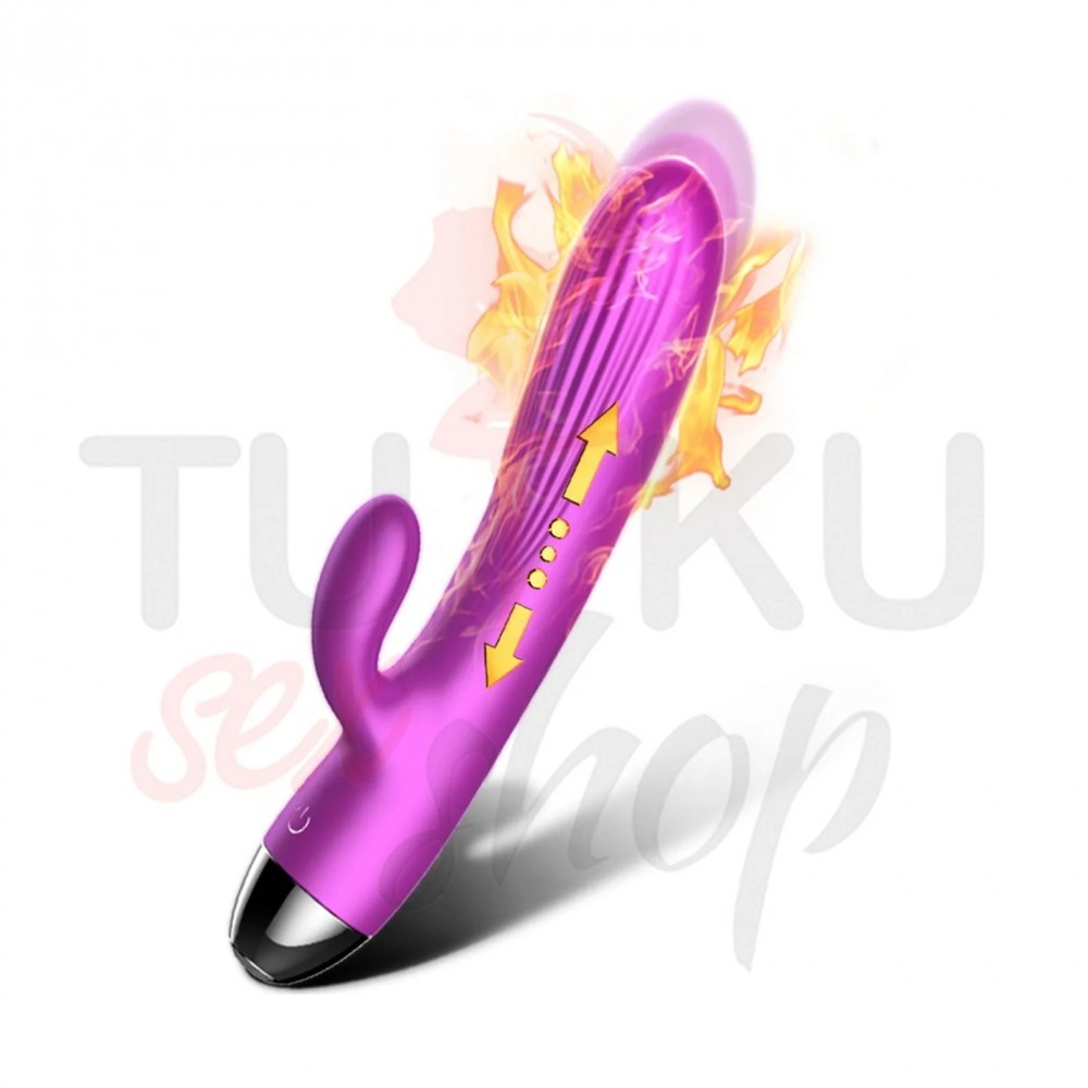 Isıtmalı İleri Geri Hareketli G-Spot & Klitoris Vibratör – 7 Modlu ve Su Geçirmez