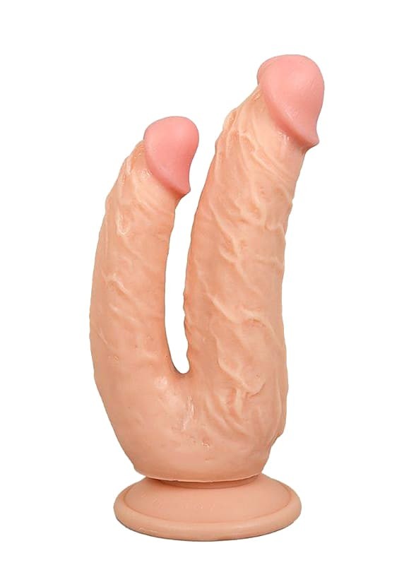 Ten Rengi Çift Taraflı Dildo