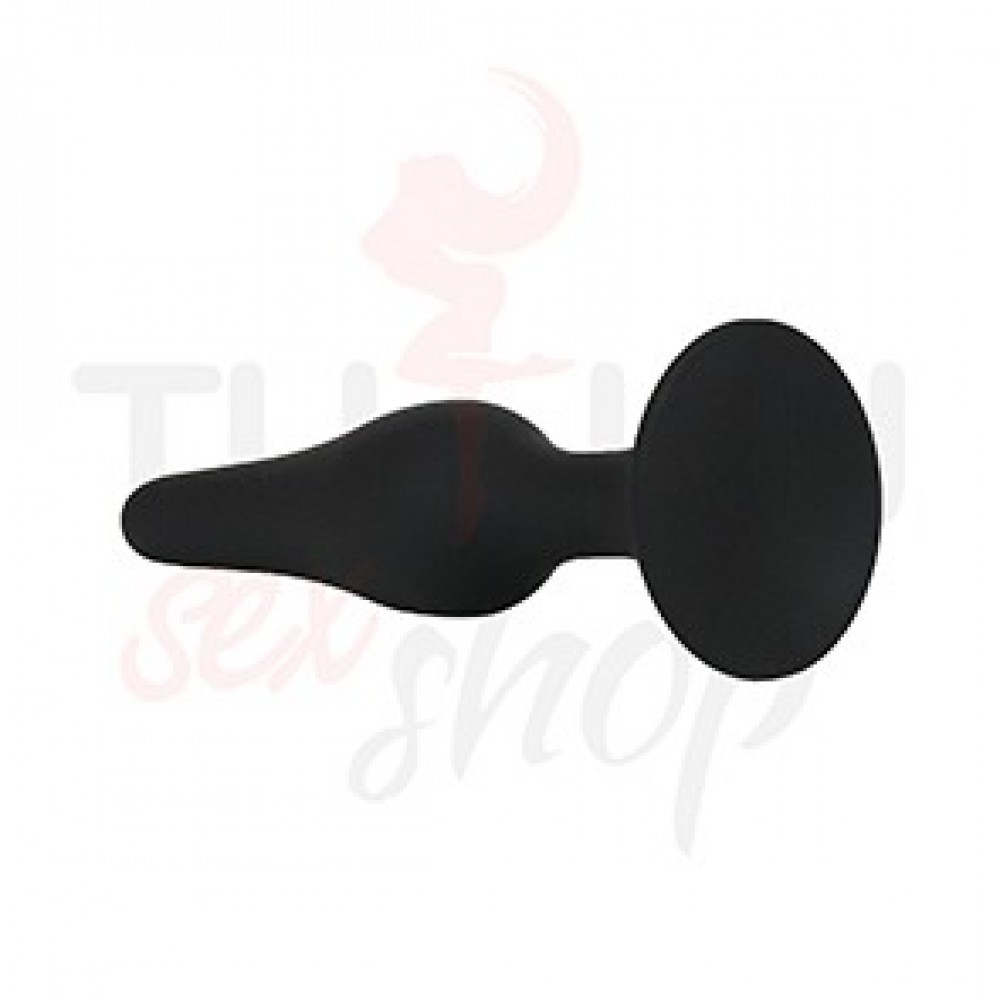 10,5 cm İnce Uçlu Vantuzlu Silikon Anal Plug