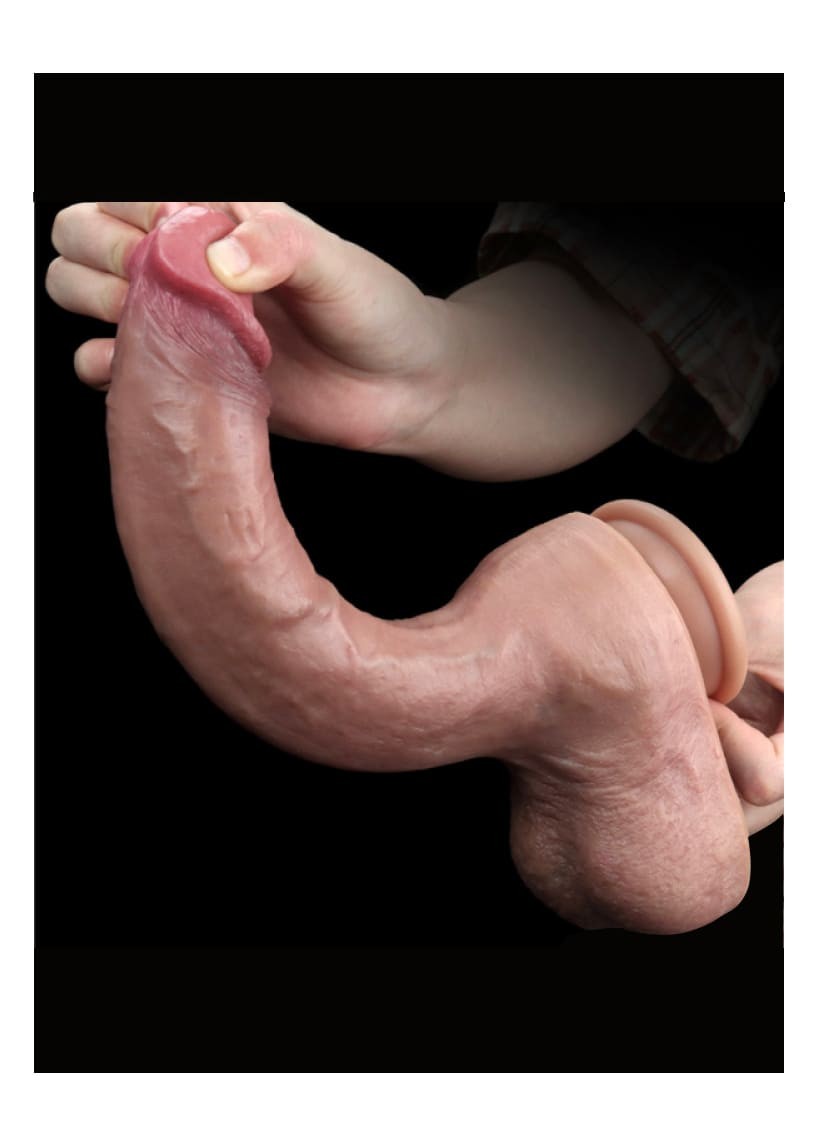 Ultra Gerçekçi Platin Silikon Dildo