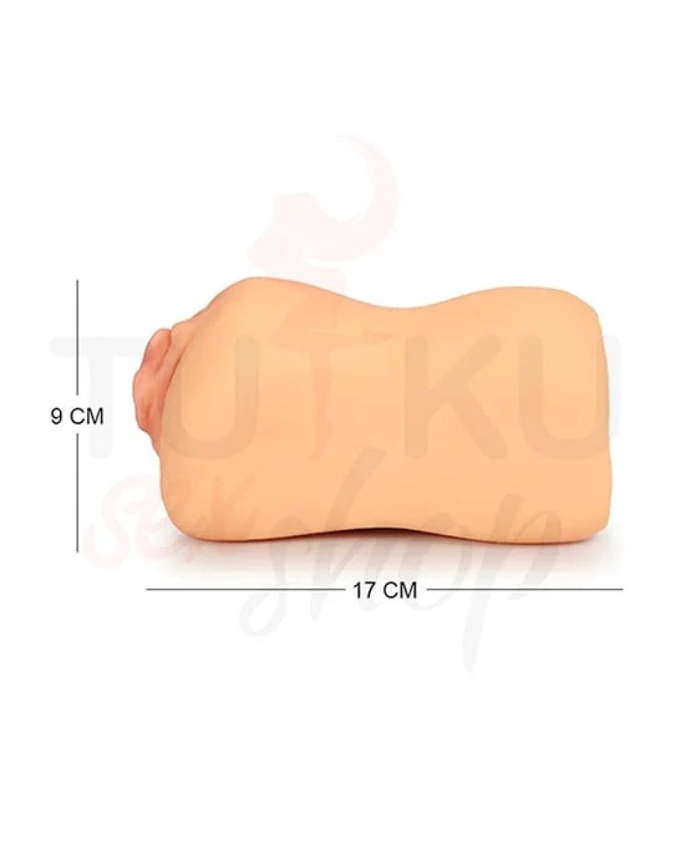 17 cm Titreşimli Suni Vajina Mastürbatör