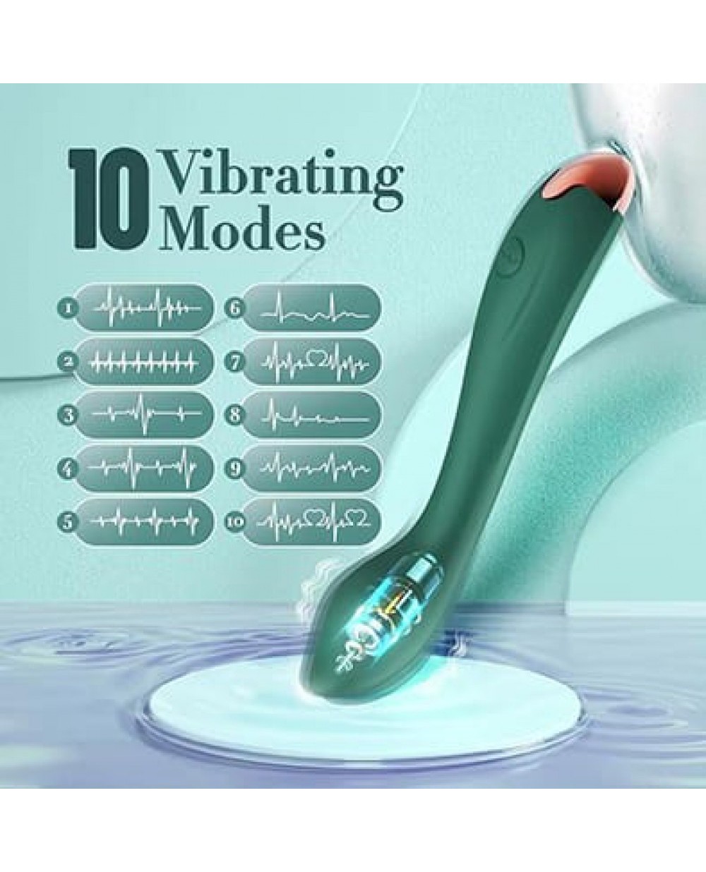Mor Şarjlı G Noktası Uyarıcı Vibratör – 10 Farklı Titreşim Modu