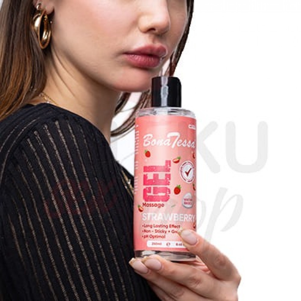 Bona Tessa Kayganlaştırıcı ve Masaj Yağı 250 ml Çilek Aromalı