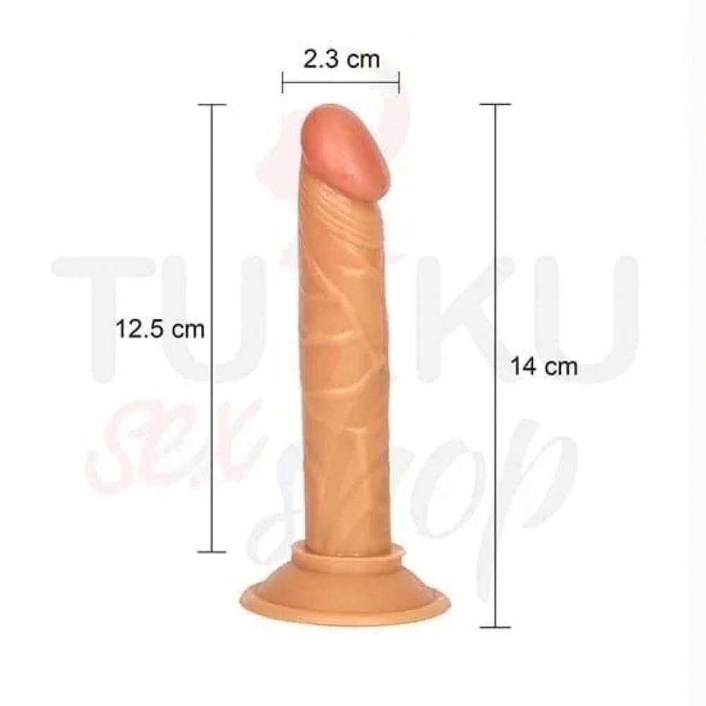 14 cm Gerçekçi İnce Anal Dildo 