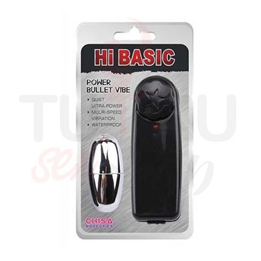 Hi Basic Klitoris ve G-Nokta Bullet Vibratör – Ayarlanabilir Titreşim, Kompakt Tasarım
