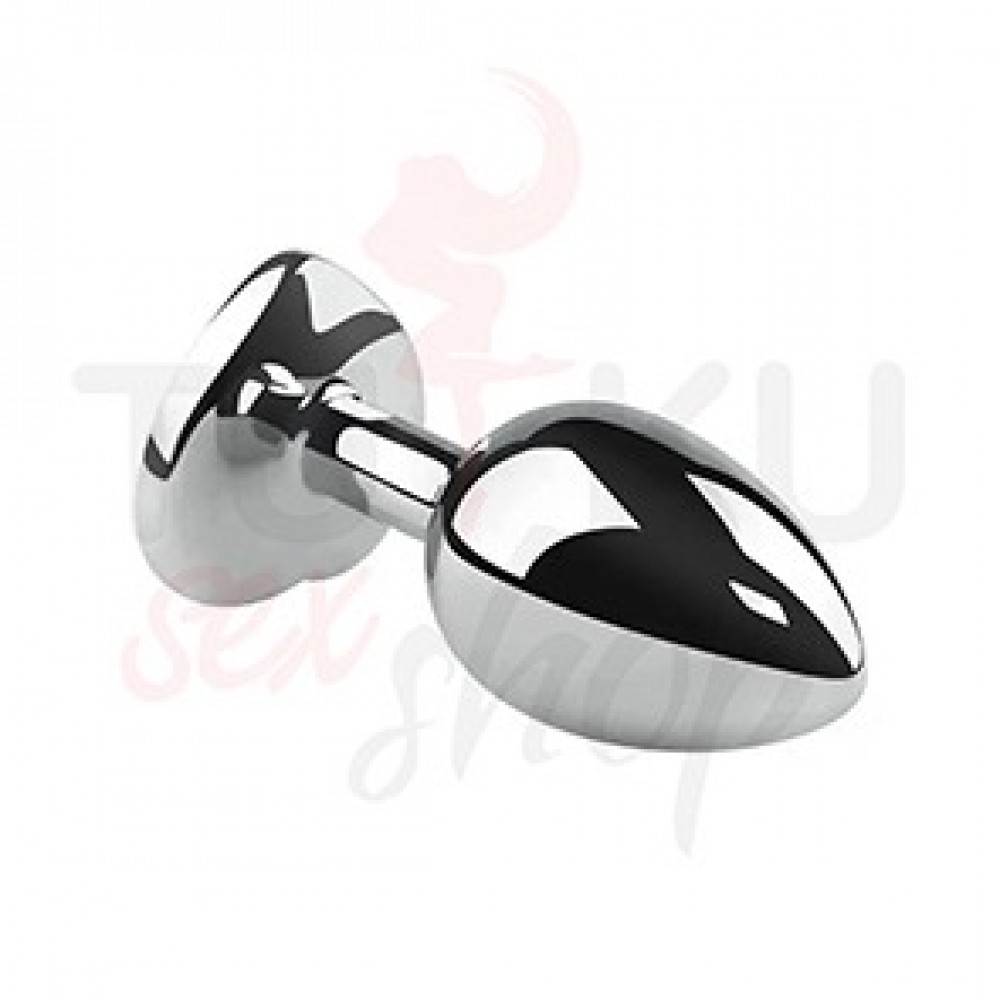 8 cm Kristalli Metal Anal Plug