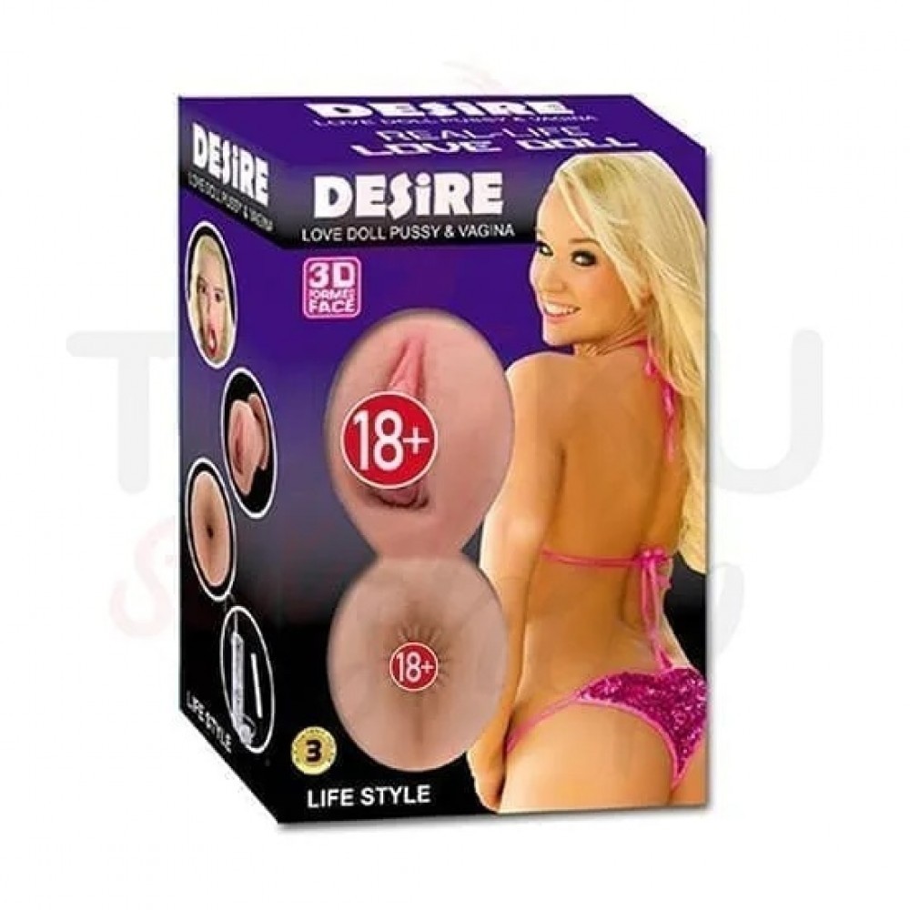 Desire Şişme Partner Manken – Sarışın Gerçek Saçlı ve Titreşimli