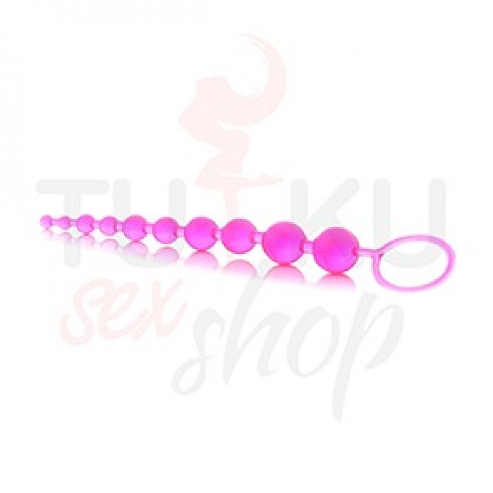 31 cm Boncuklu Anal Plug – Sıralı Top