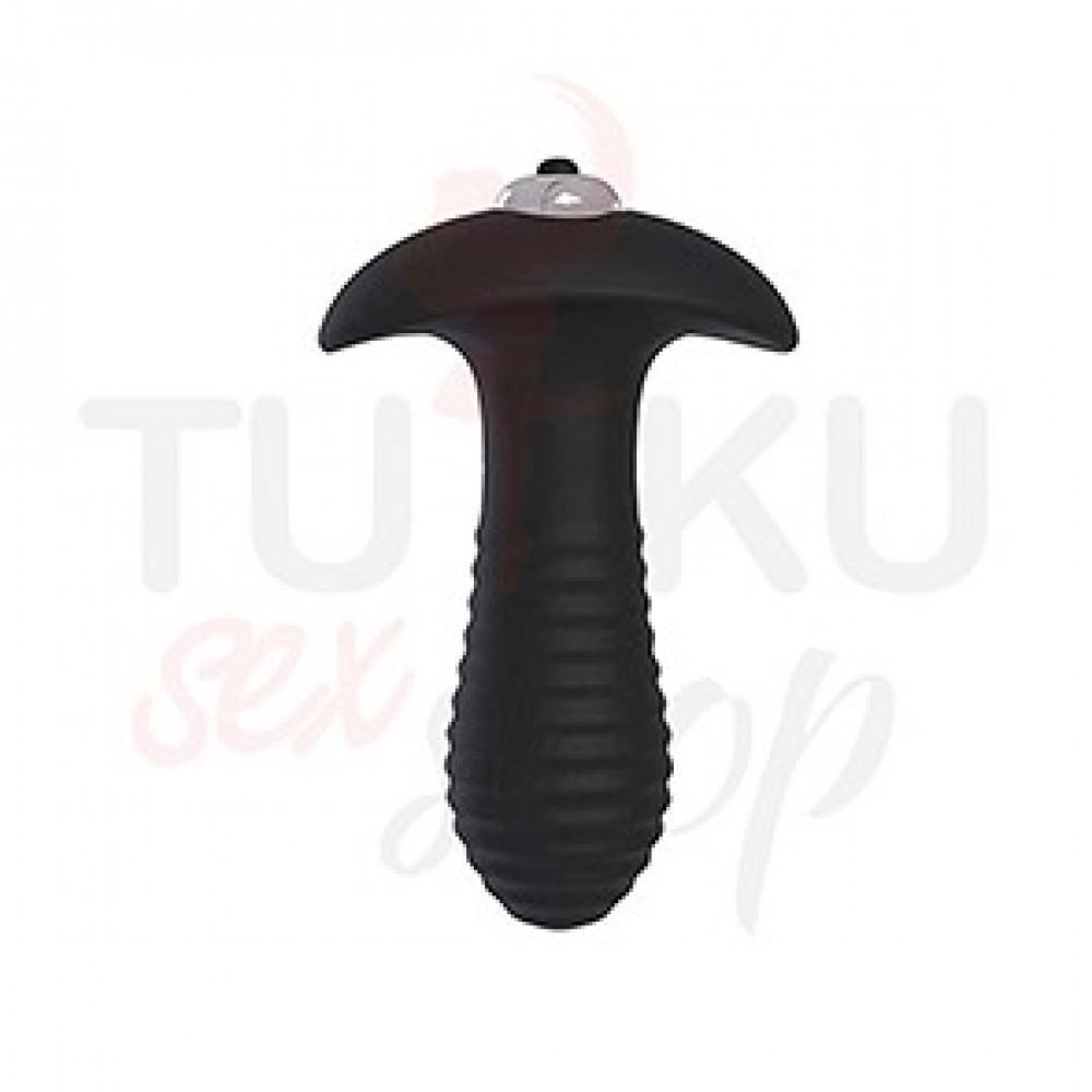 Giyilebilir Titreşimli Anal ve Vajinal Plug – 10,3 cm Silikon Tıkaç Vibratör