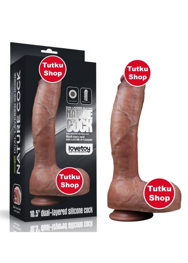Ultra Gerçekçi Platin Silikon Dildo