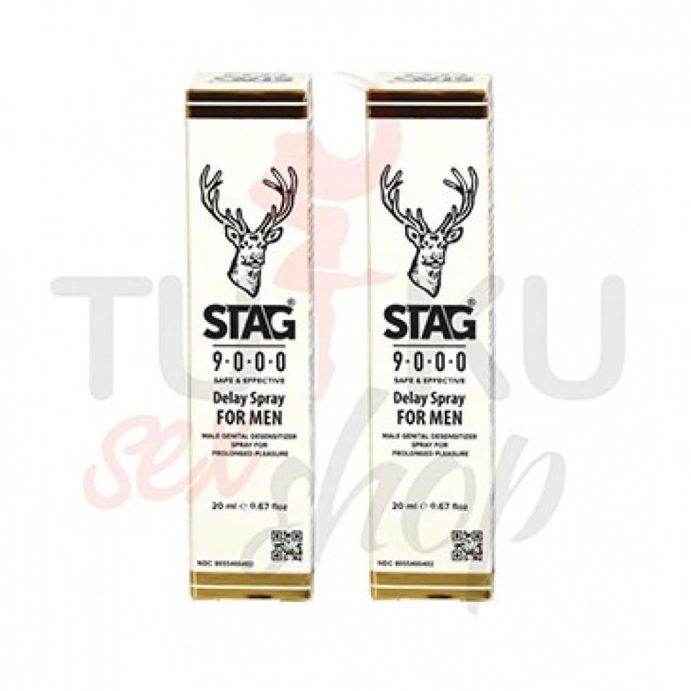 Stag 9000 Delay Erkek Spreyi 20 ml 2'li Set