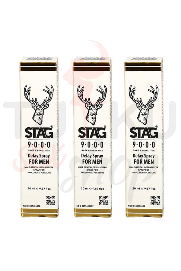Stag 9000 Delay Erkek Sprey Seti 3'lü 20 ml