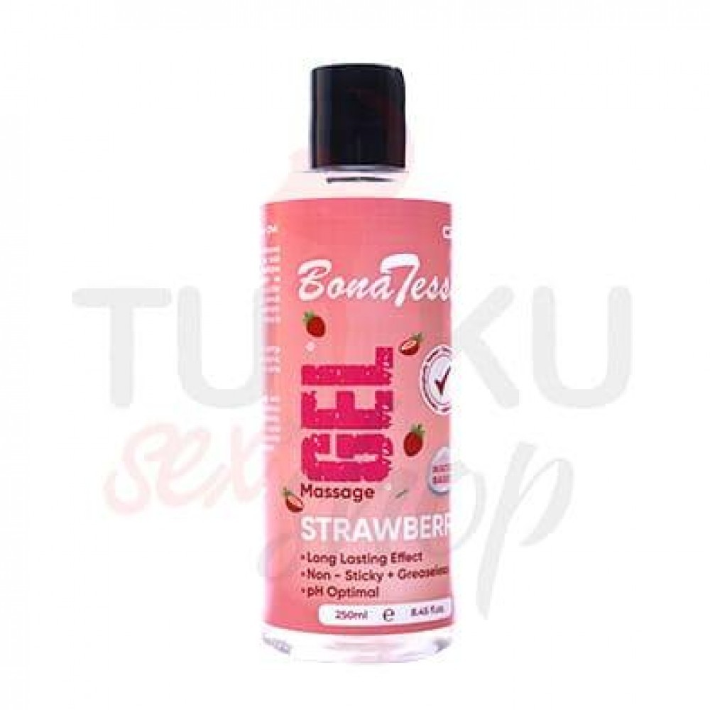Bona Tessa Kayganlaştırıcı ve Masaj Yağı 250 ml Çilek Aromalı