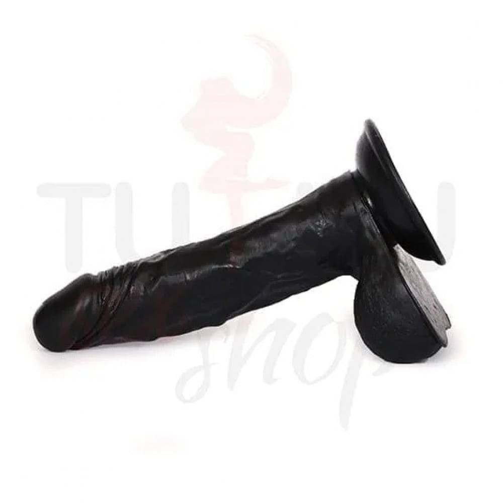 21 cm Kalın Zenci Dildo – Gerçekçi Dokulu, 5 cm Kalınlıkta