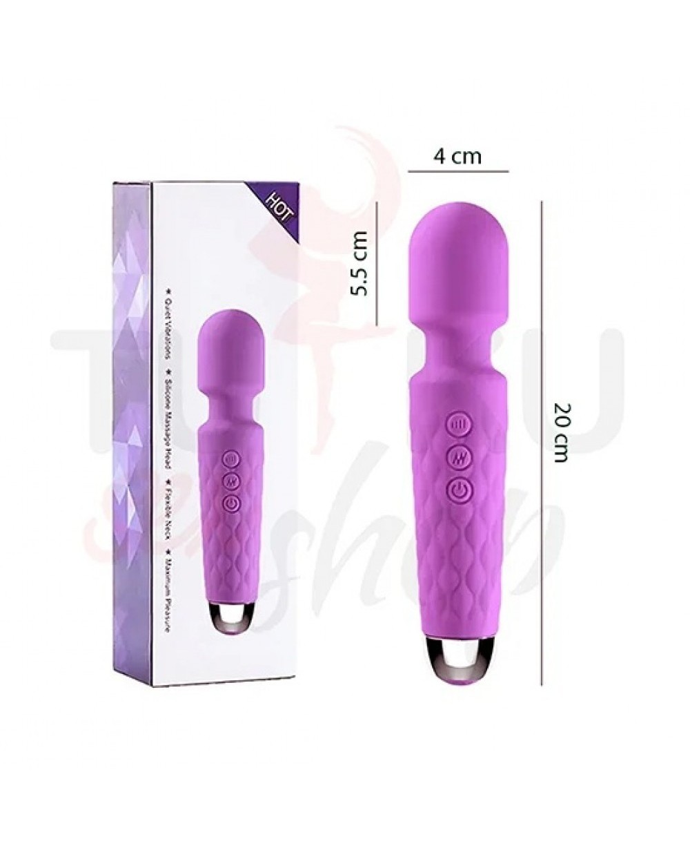 20 Modlu Göğüs & Klitoris Masaj Vibratörü – USB Şarjlı, Su Geçirmez ve Kadifemsi Silikon