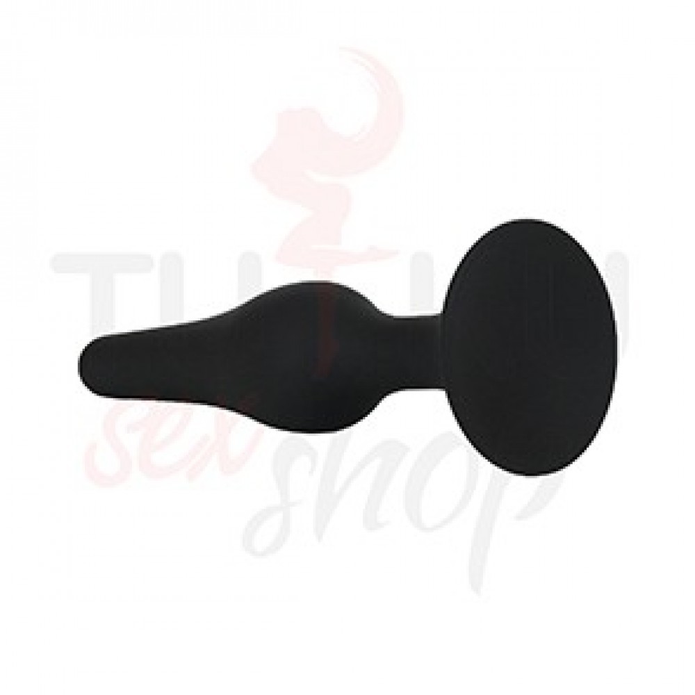 12,5 cm Silikon Anal Plug | Vantuz Tabanlı