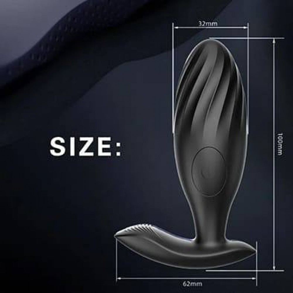 Uzaktan Kumandalı Şarjlı Anal ve Vajinal Titreşimli Vibratör – 10 Modlu Sessiz Uyarıcı