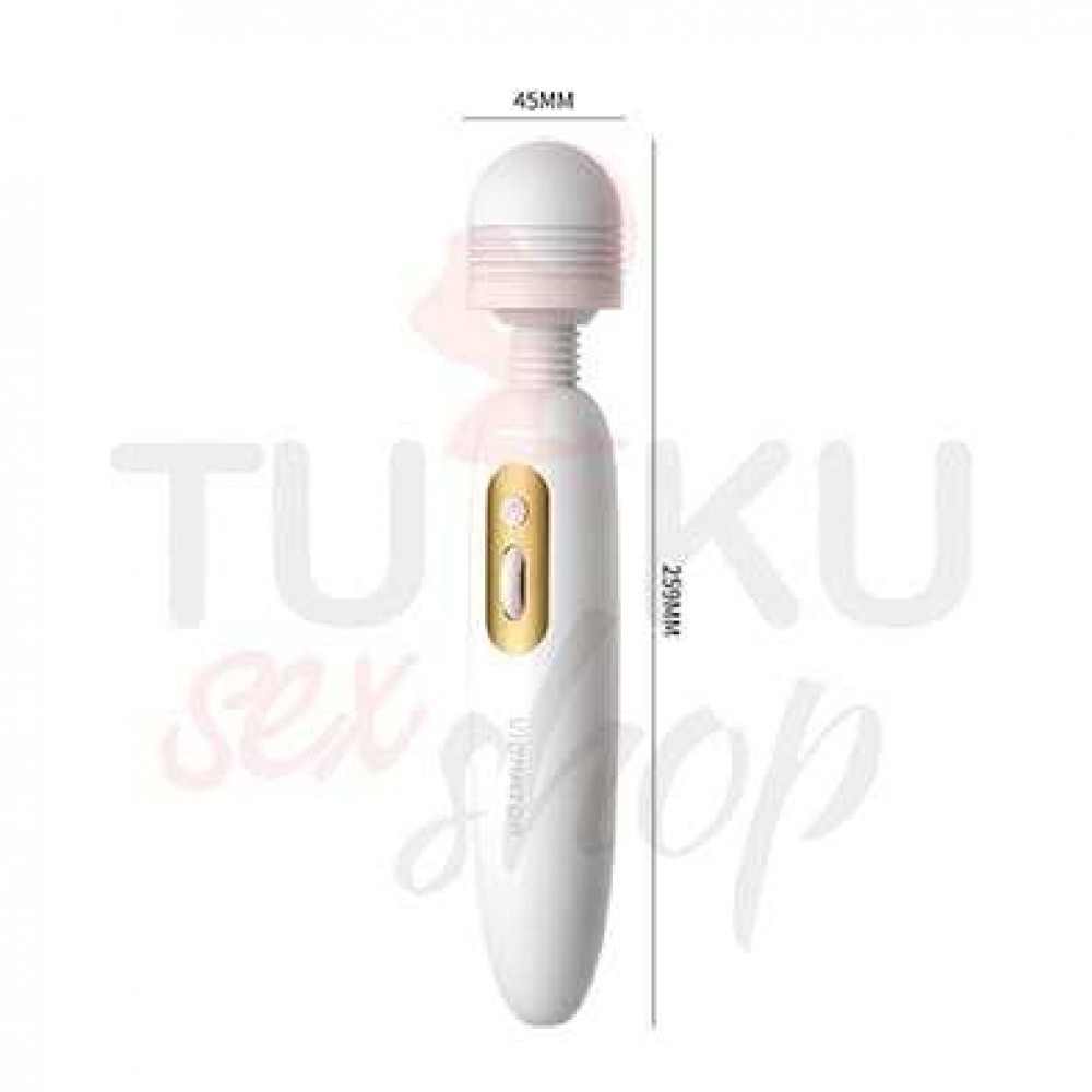 Şarjlı Modern Wand Klitoris Uyarıcı Vibratör – Geniş Başlıklı Masaj Modlu