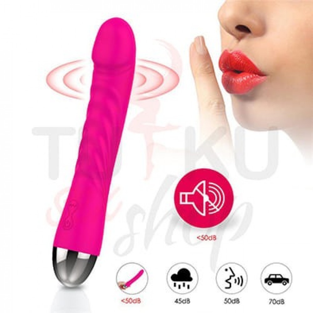 Rose Renkli G Noktası Uyarıcı Titreşimli Vibratör – 10 Modlu IPX7 Su Geçirmez