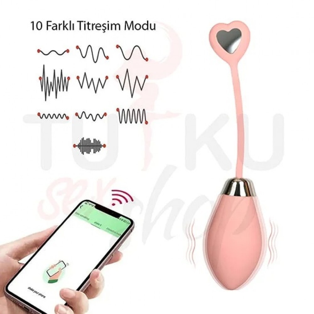 Akıllı Telefon Kontrollü Külot İçi Vibratör – 10 Modlu Bluetooth Bağlantı
