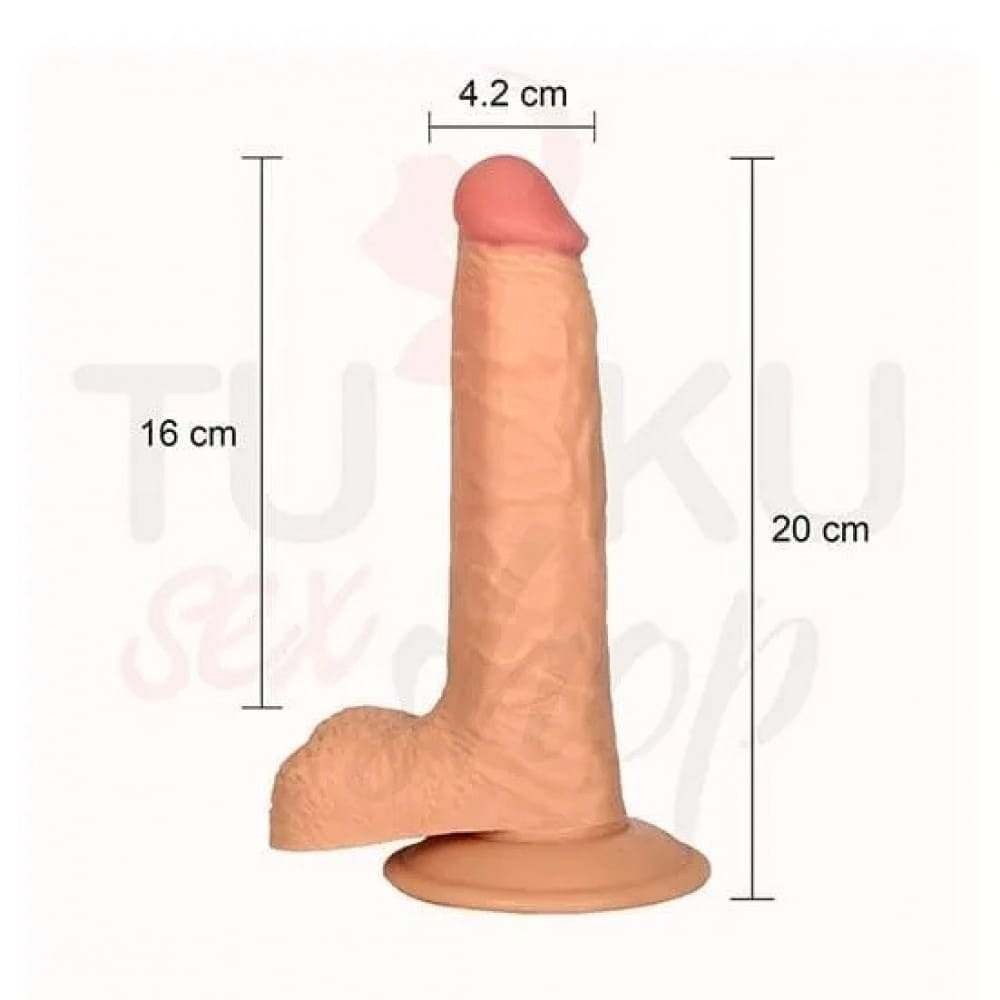 20 cm Kalın Titreşimli Vibratör – Vantuzlu ve 7 Modlu Esnek Yapı