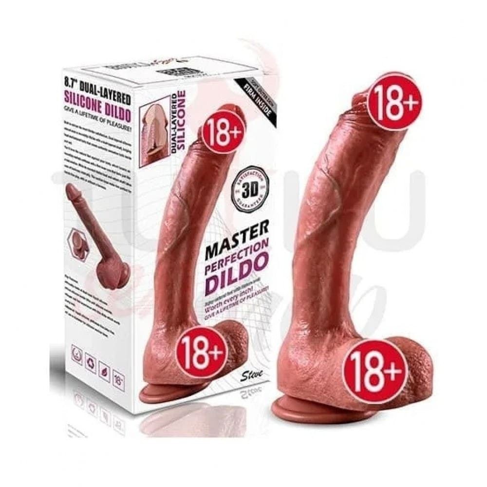 26 Cm Ultra Yumuşak Çift Katmanlı Realistik Dildo 