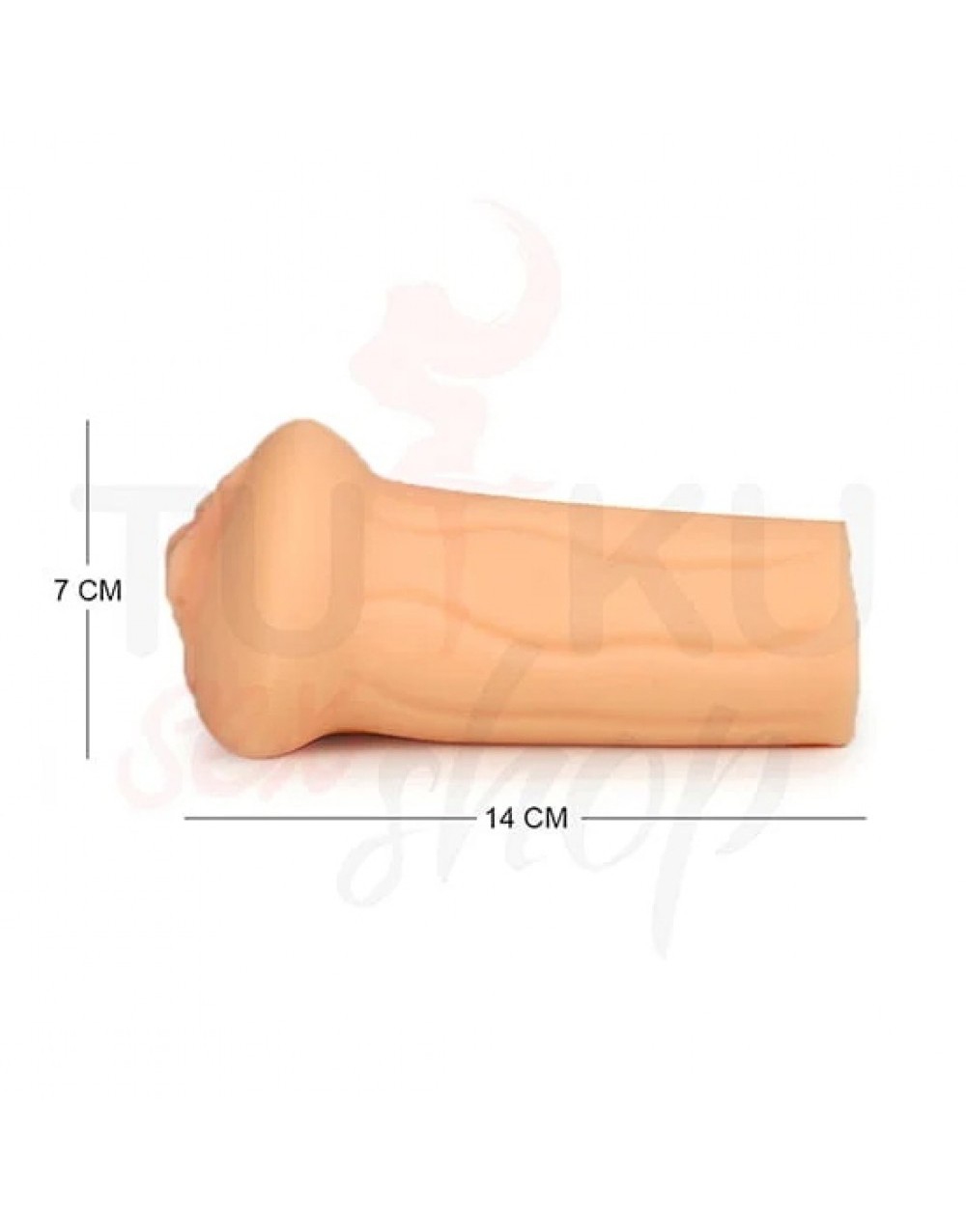 14 cm Gerçek Dokulu Suni Vajina Mastürbatör