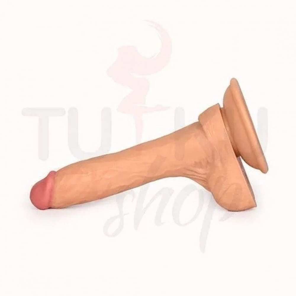 20 cm Kemerli Esnek Strapon Dildo – Gerçekçi Görünüm ve Doğal Doku