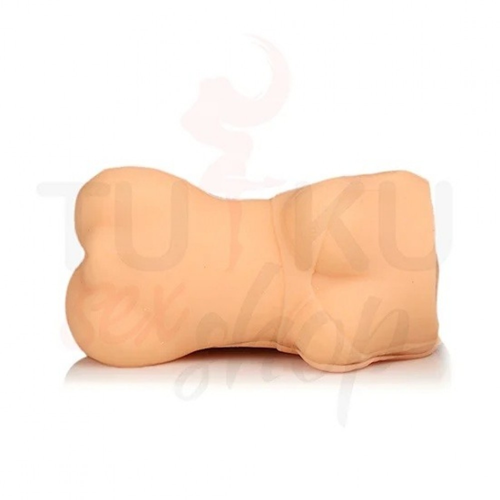Yarım Vücut Şeklinde 14 cm Titreşimli Mastürbatör