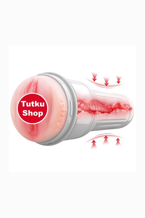 Ultra Gerçekçi Yumuşak Premium Doku Fener Tipi Suni Vajina Cup Mastürbatör