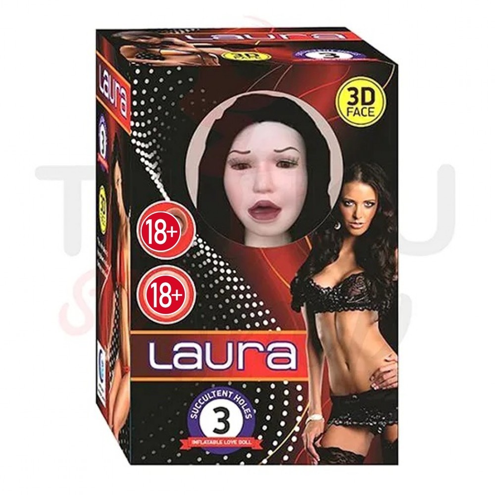 Laura 3 Boyutlu Şişme Partner Manken – Gerçekçi Yüz ve Çok Fonksiyonlu