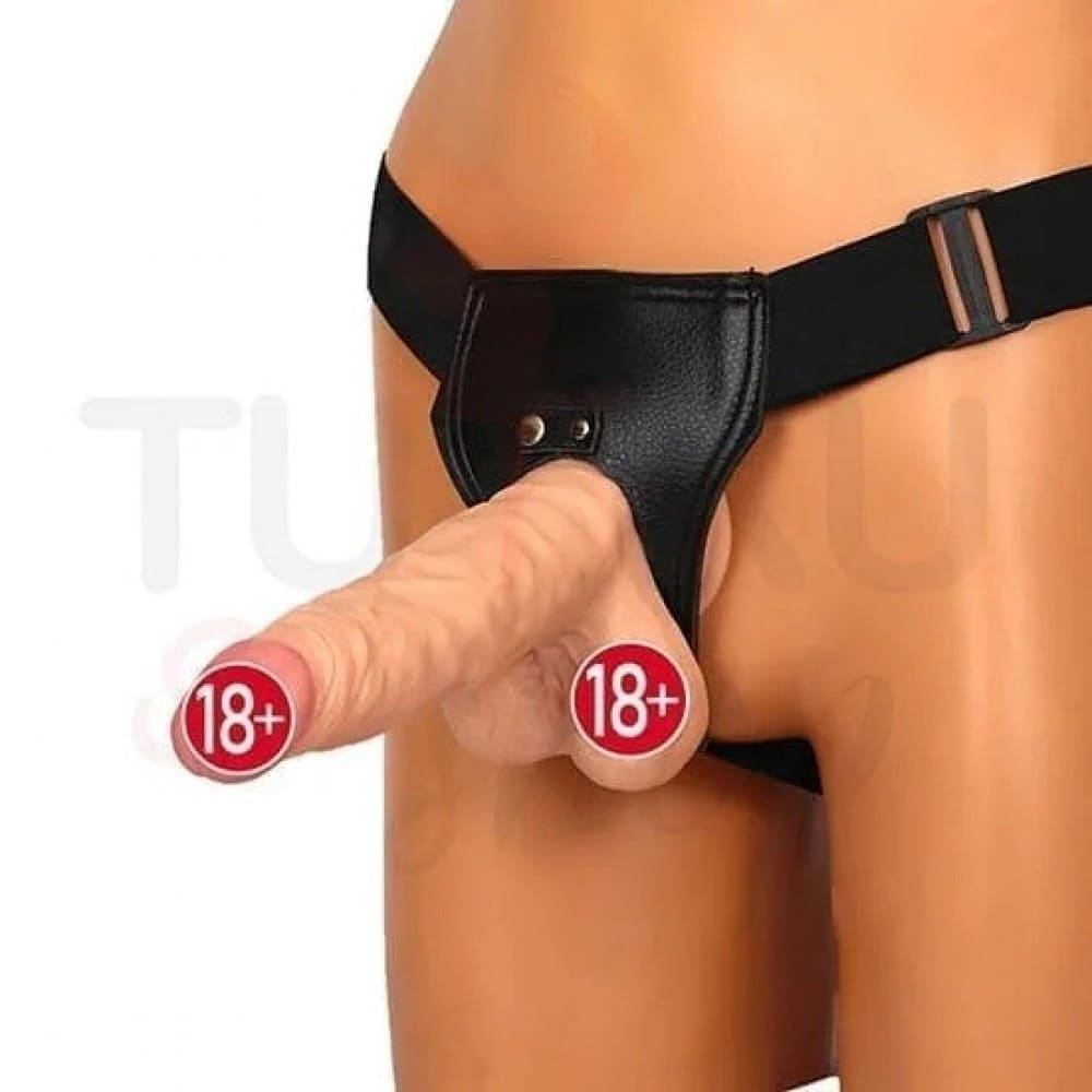 21 cm Kalın Kemerli Strapon Dildo – Gerçekçi ve Ten Renkli