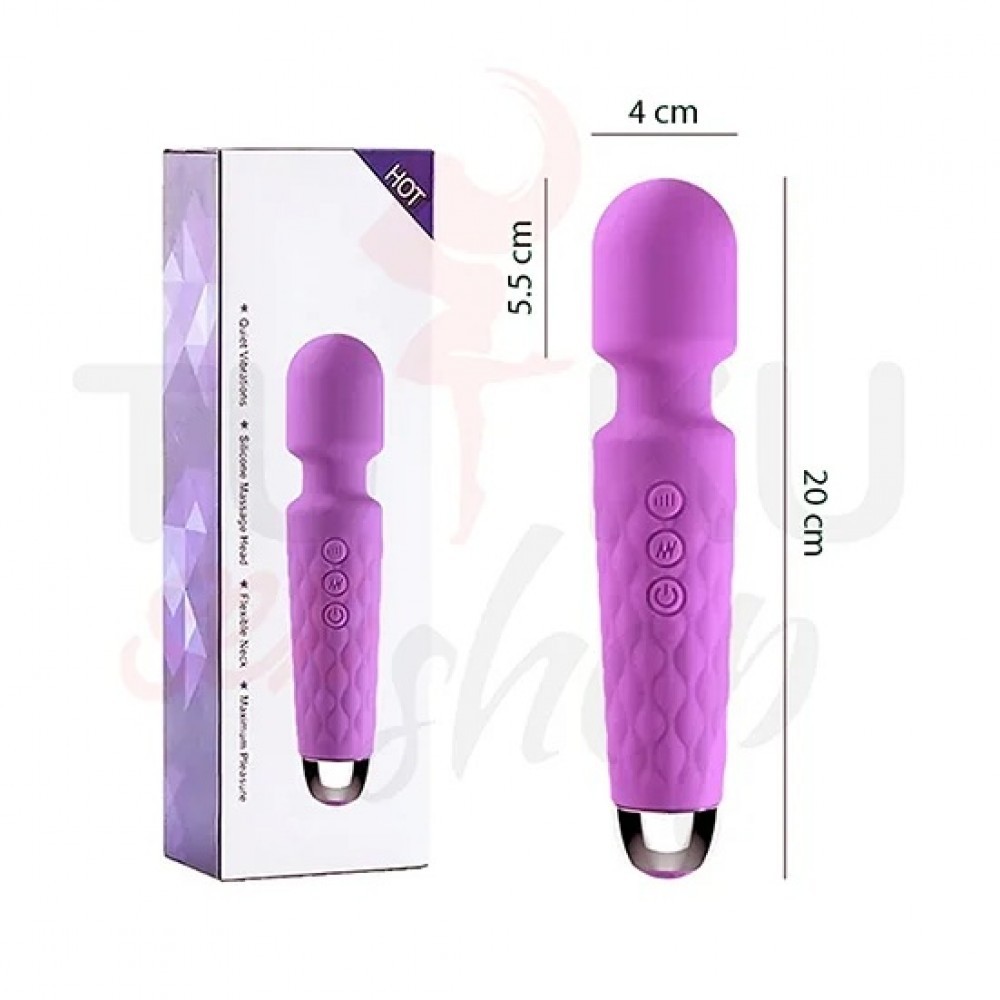 20 Modlu Göğüs & Klitoris Masaj Vibratörü – USB Şarjlı, Su Geçirmez ve Kadifemsi Silikon