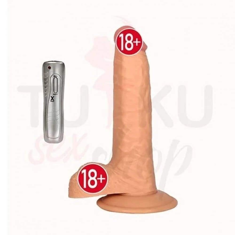 20 cm Kalın Titreşimli Vibratör – Vantuzlu ve 7 Modlu Esnek Yapı