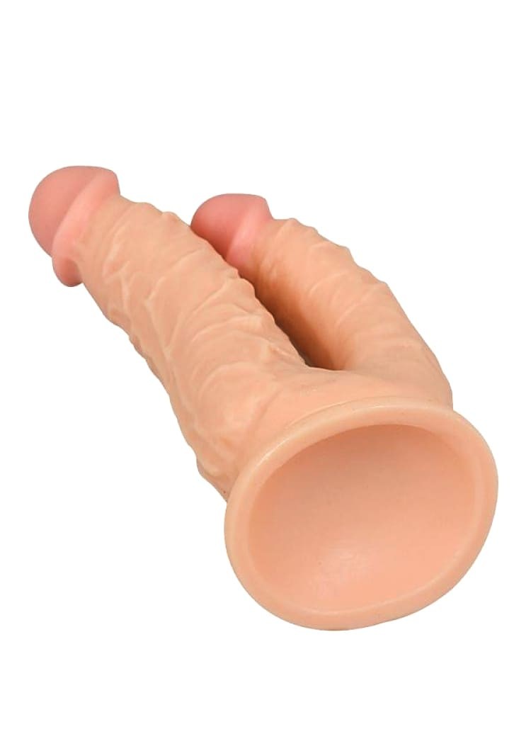 Ten Rengi Çift Taraflı Dildo