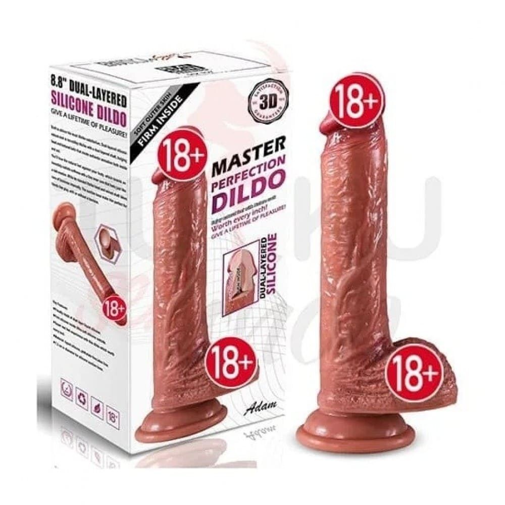 22 Cm Ultra Yumuşak Mavi Damarlı Realistik Dildo 
