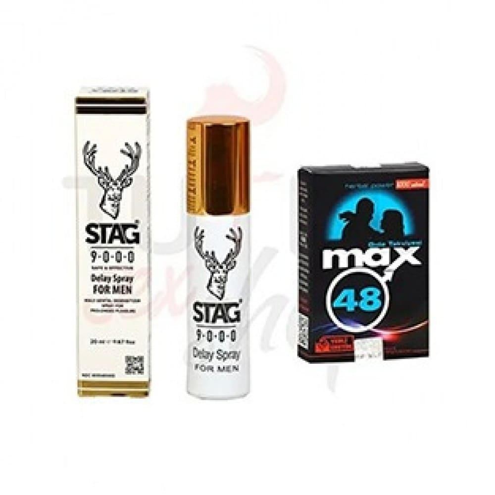 Stag 9000 Sprey & Max 48 Bitkisel Takviye 2'li Paket