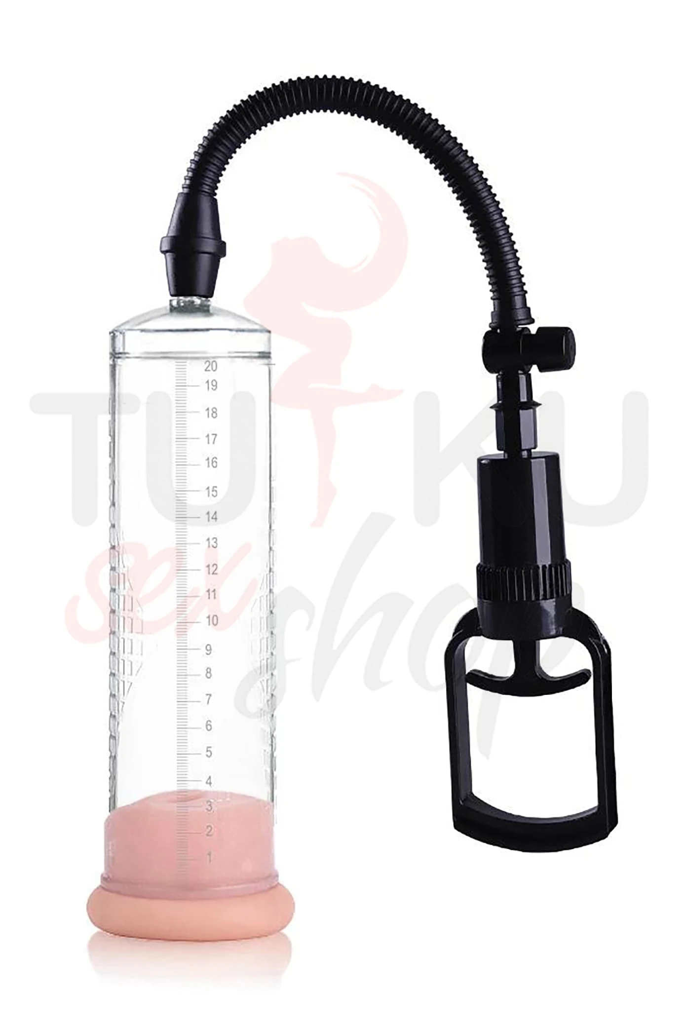 Men Powerup Penis Vakum Pompası Seti - Vajina Başlık Hediyeli