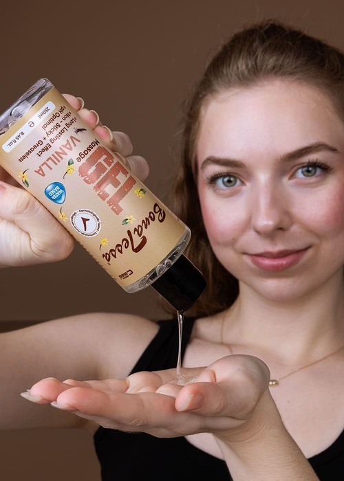 Vanilya Aromalı Yenilebilir Kayganlaştırıcı ve Masaj Yağı 250 Ml