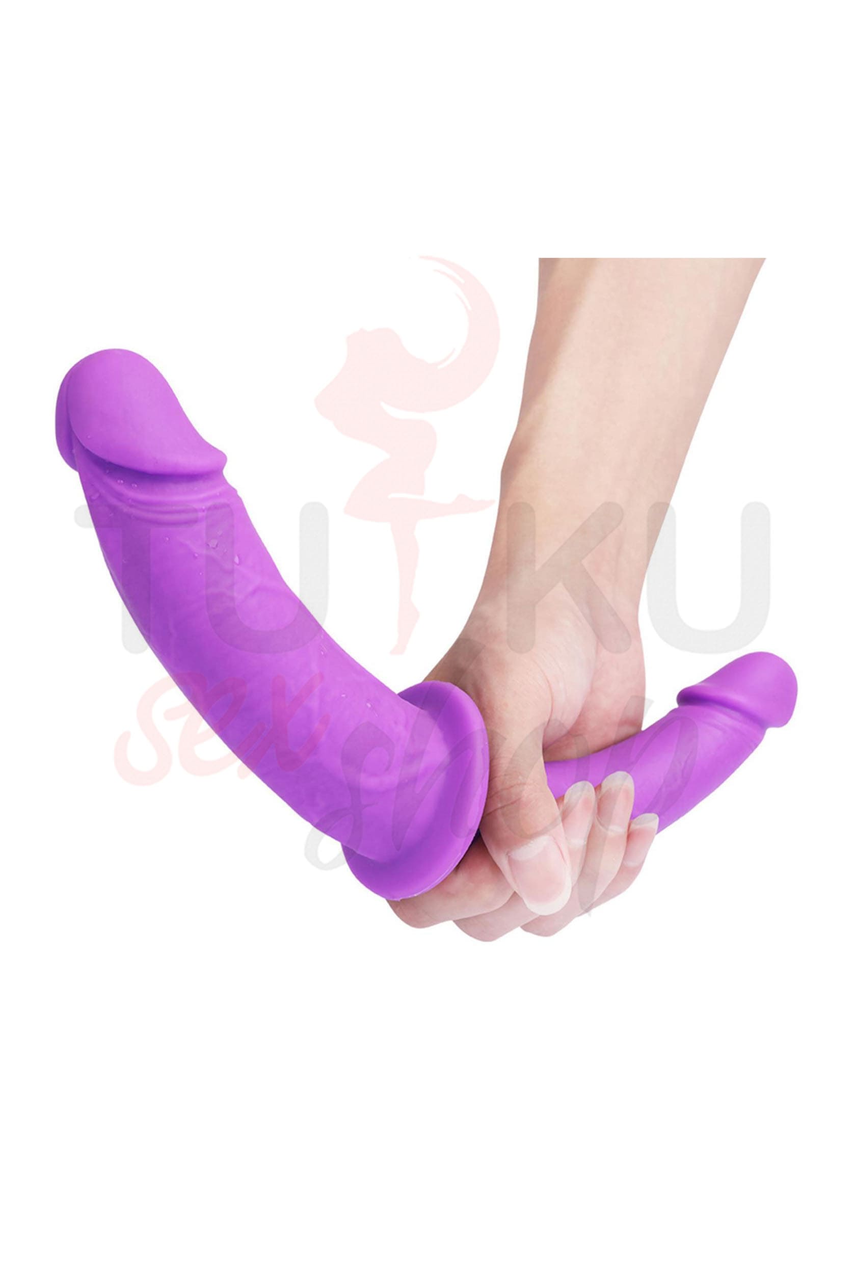 Double Dildo Mor 41 cm