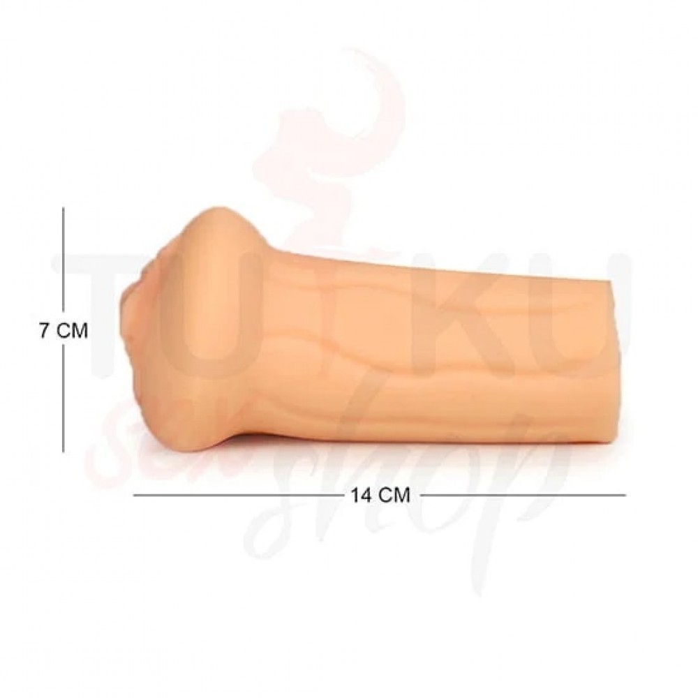 14 cm Gerçek Dokulu Suni Vajina Mastürbatör