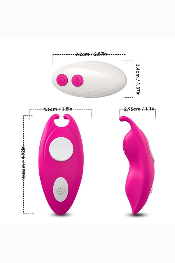 PRIME TOYS Ava Telefon Kontrollü Sessiz Giyilebilir Klitoris Uyarıcı Vibratör